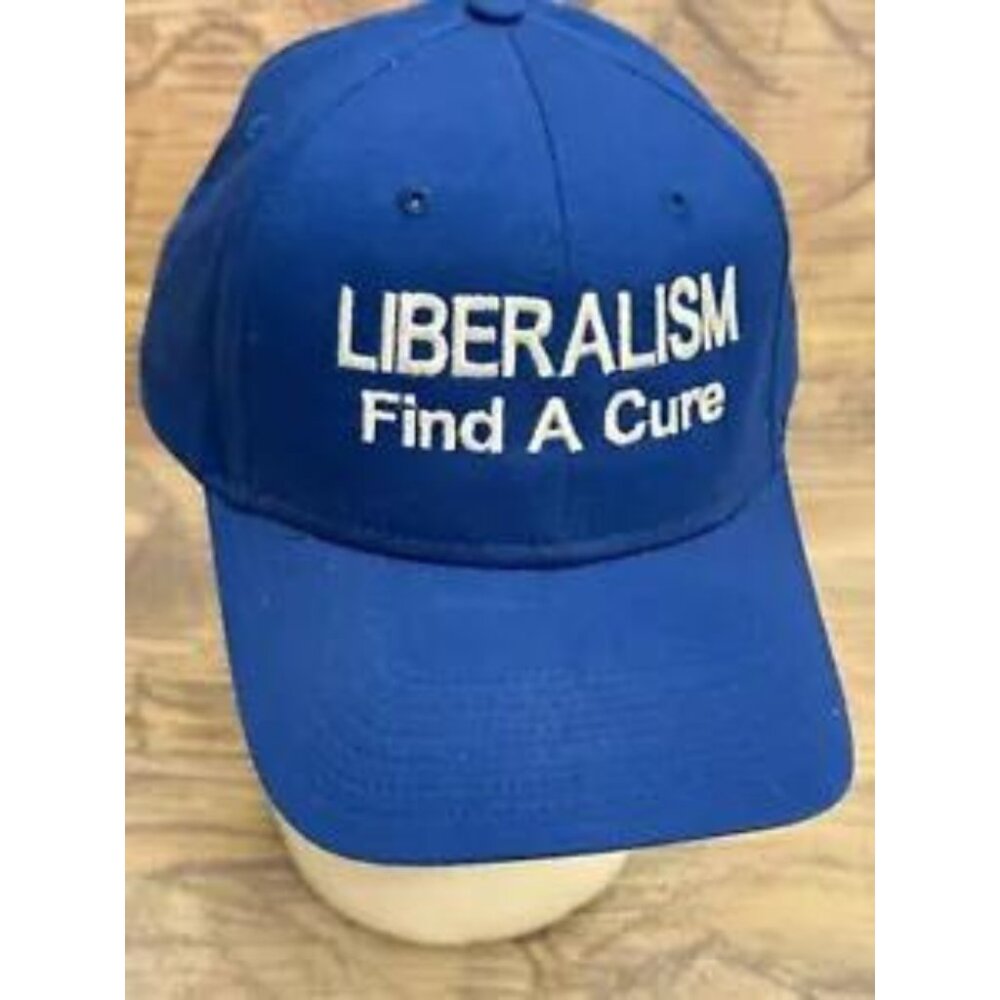 Otto Liberalism Find A Cure Blue Baseball Snap back Hat Cap OSFM NEW Democrat